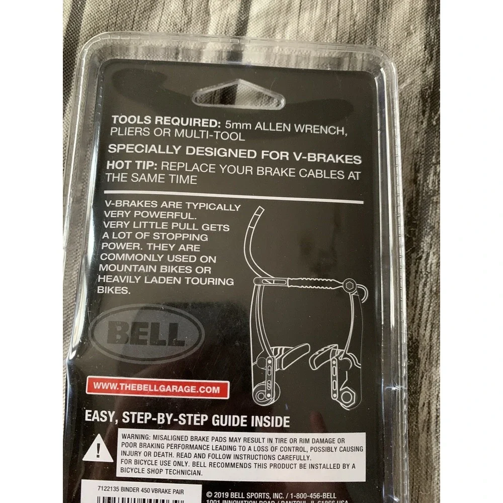 Bell Binder 450 Premium V-Brake‎ Bicycle Bike Brake Pads Universal